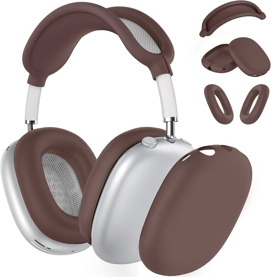 Silicone Case Cover for AirPods Max Headphones, Anti-Scratch Ear Pad Case Cover/Ear Cups Cover/He... | Amazon (US)