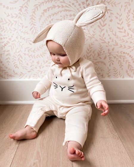 Bunny romper, baby bunny outfit, Easter pajamas, bunny hat, wallpaper 

#LTKhome #LTKkids #LTKbaby