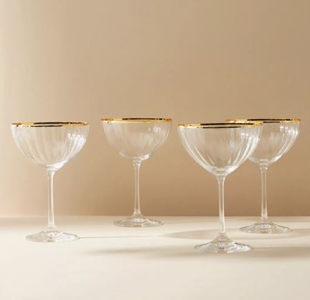 Waterfall coupe glasses by Anthropologie 🥂

Bride to be | engaged | gift for bride | getting married | wedding planning | bachelorette | party | rehearsal dinner | bridal shower | I’m engaged | wedding gift | wedding day | bridal gift | home | drink ware | glassware 

#LTKstyletip #LTKwedding #LTKhome