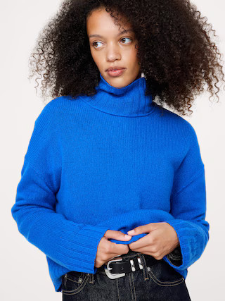 Relaxed Cashmere Turtleneck Sweater | Banana Republic (US)