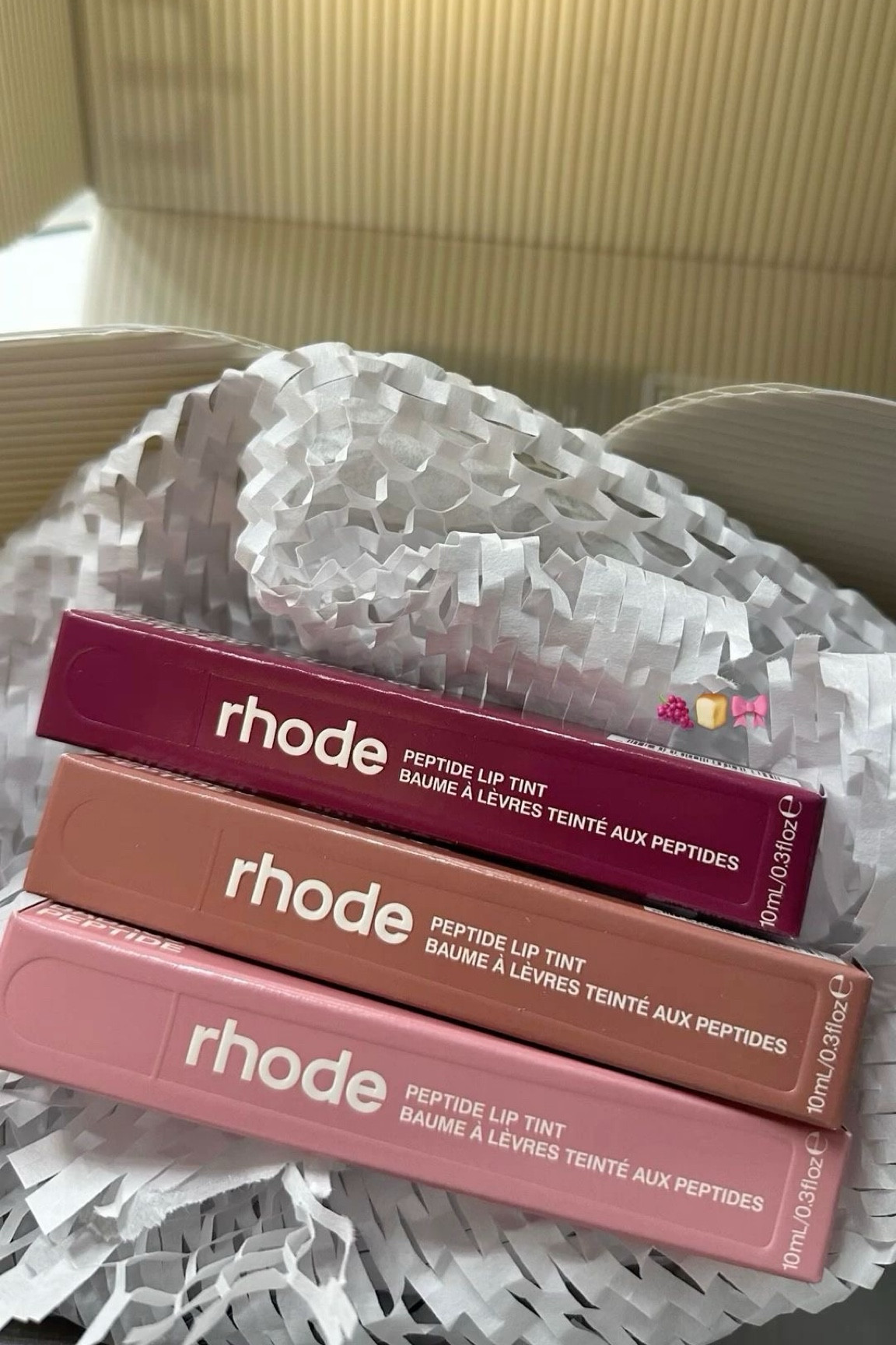 rhode peptide lip tints