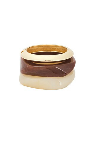 Lovers and Friends Brennan Bracelet Set in Brown. | Revolve Clothing (Global)