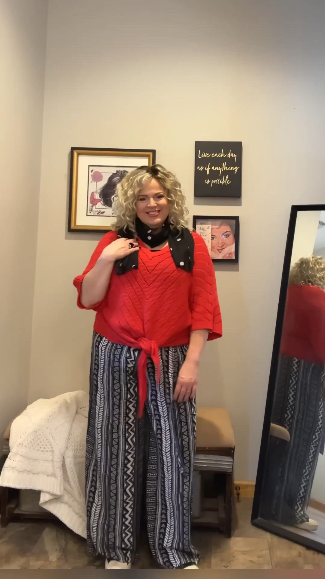 Having fun just playing around with mixing prints and textures and I’m really happy with this look! I especially like pairing these glowy pants with my Platform Chucks! ❤️🤍🖤 wearing size 1X 24/16.

#fashionover50 #over50style #plussizefashion #platformchucks #over50club

#LTKPlusSize #LTKootd #LTKOver40