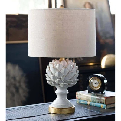 Leafy Artichoke Ceramic Table Lamp | Wayfair North America
