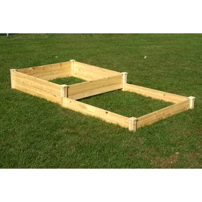 Konkol 8 ft x 4 ft Wood Raised Garden Bed | Wayfair North America