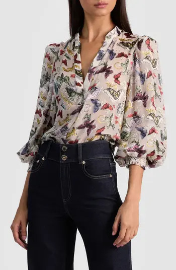 Sheila Butterfly Print Top | Nordstrom