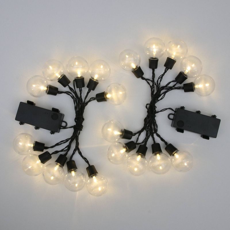 2ct Outdoor Hanging LED Lights Black - Bullseye's Playground™ | Target