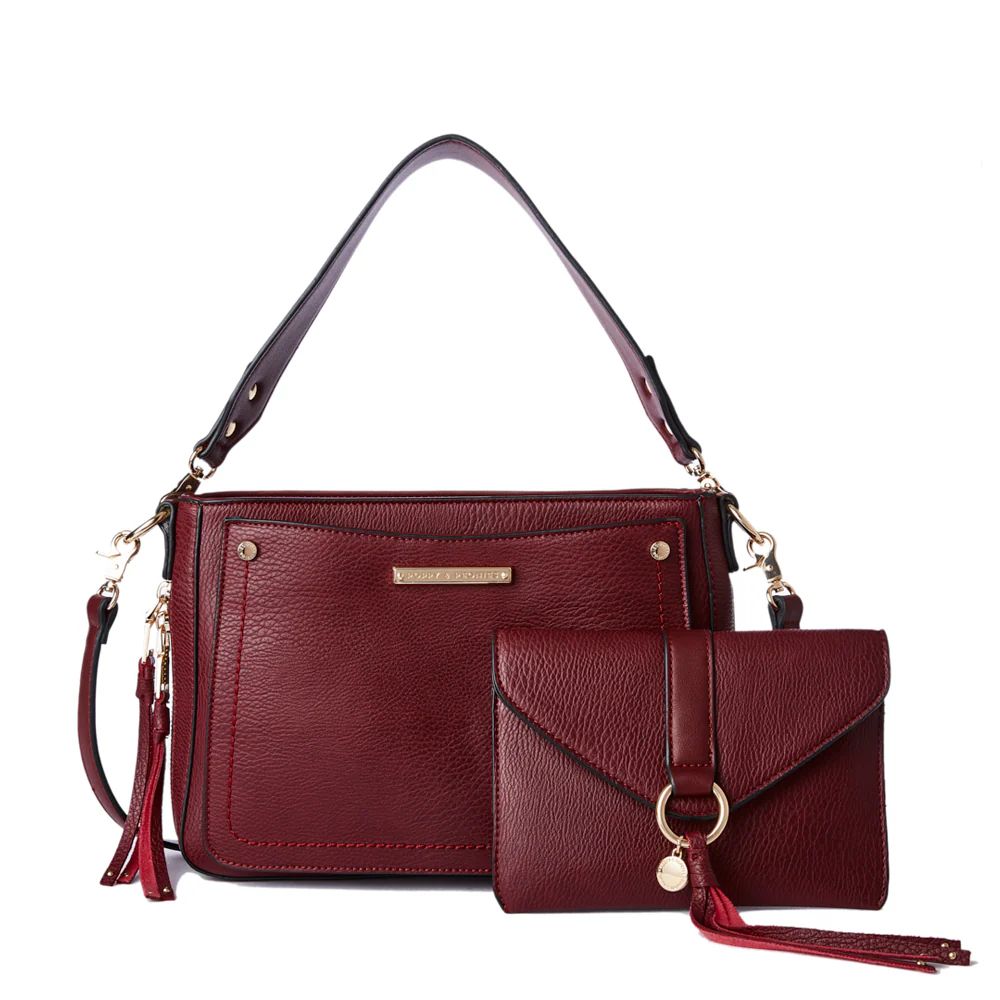 OUT AND ABOUT CROSSBODY berry | Poppy & Peonies