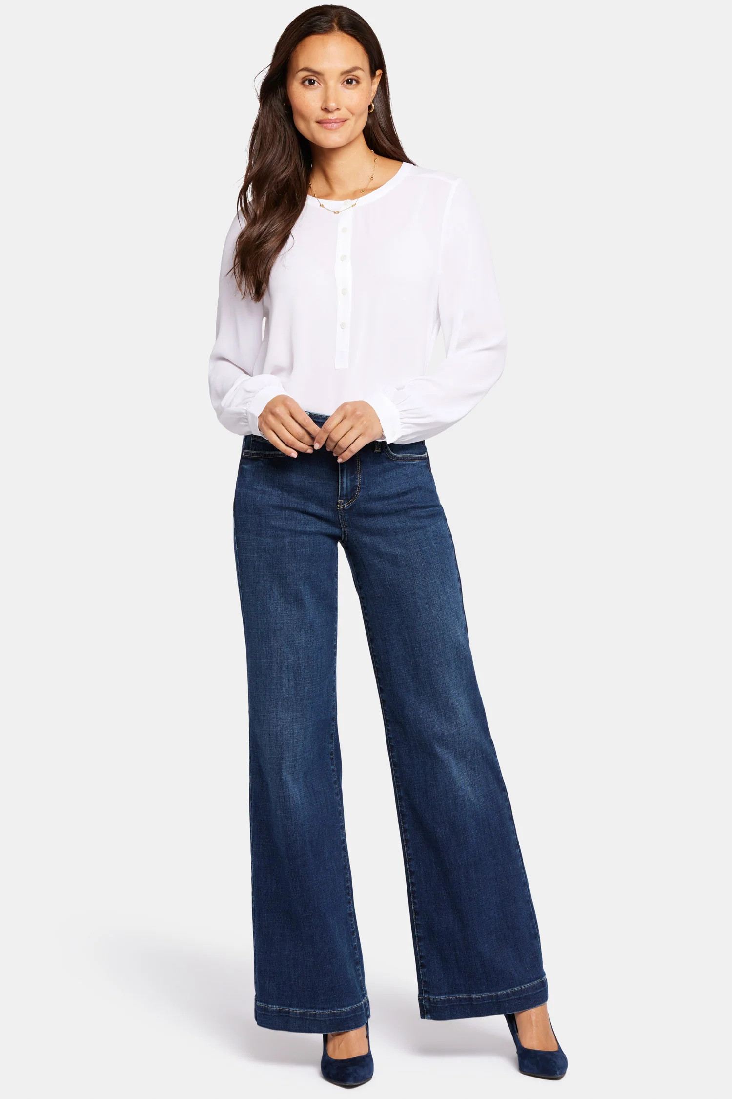 Teresa Wide Leg Jeans - Cambridge | NYDJ