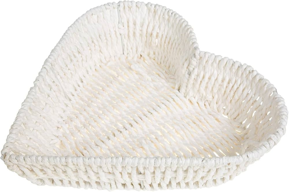 Cabilock Heart Shaped Rattan Basket Vegetable Fruit Bread Baskets for Storage Basket Desktop Sund... | Amazon (US)