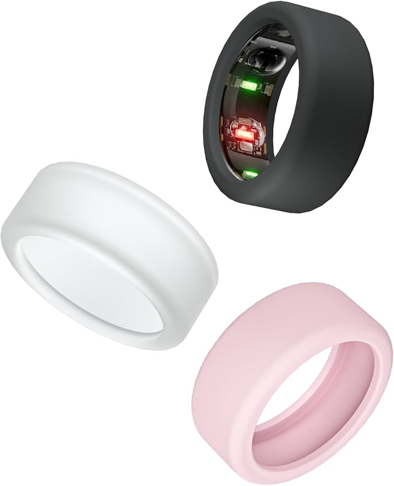 Silicone Ring Cover Compatible with Oura Ring Protector, Elastic Case for Oura Ring Gen 3 Working... | Amazon (US)
