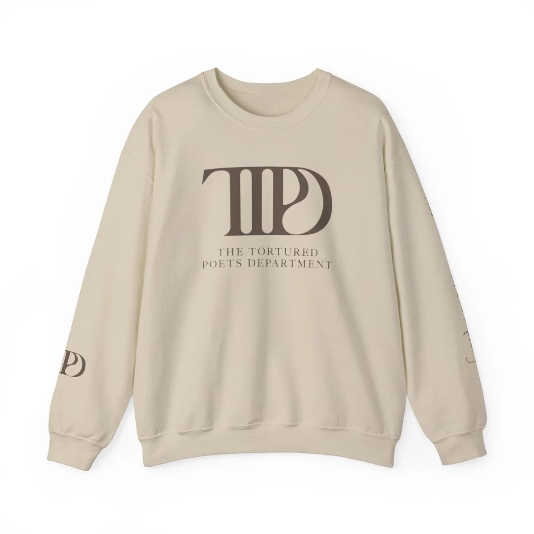 Taylor TTPD Sweatshirt Double Sleeve - Etsy | Etsy (US)