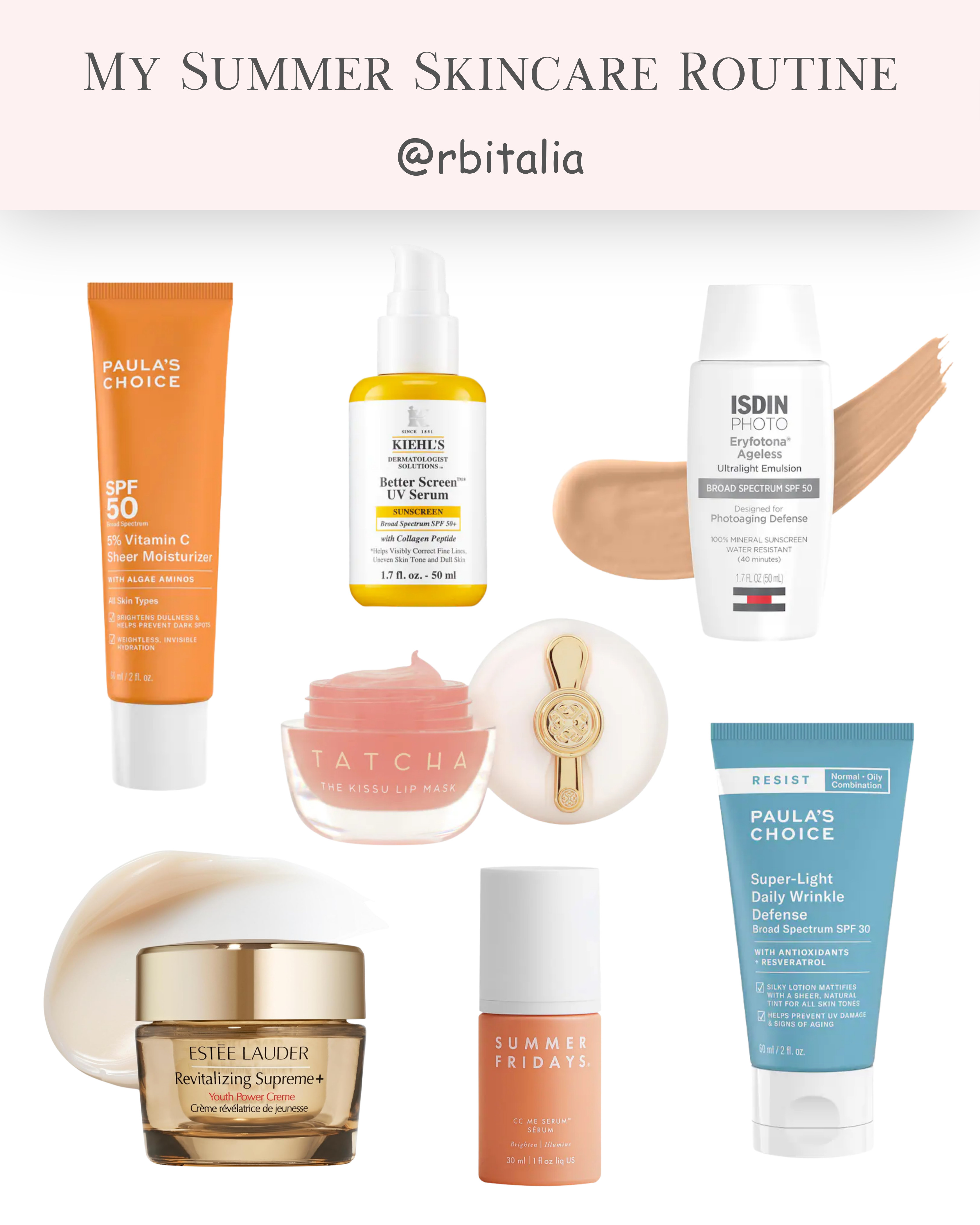 Achieve a radiant, hydrated complexion all season long with this exact summer skincare routine. These lightweight, protective essentials are perfect for keeping your skin glowing and healthy in the heat. Save this post and click the link in bio to shop the routine! #SummerSkincare #SkincareRoutine #GlowySkin 

 #LTKselfcare #LTKSaleAlert #LTKBeauty