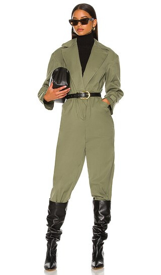 Kaleena Jumpsuit in Forest Green | Revolve Clothing (Global)