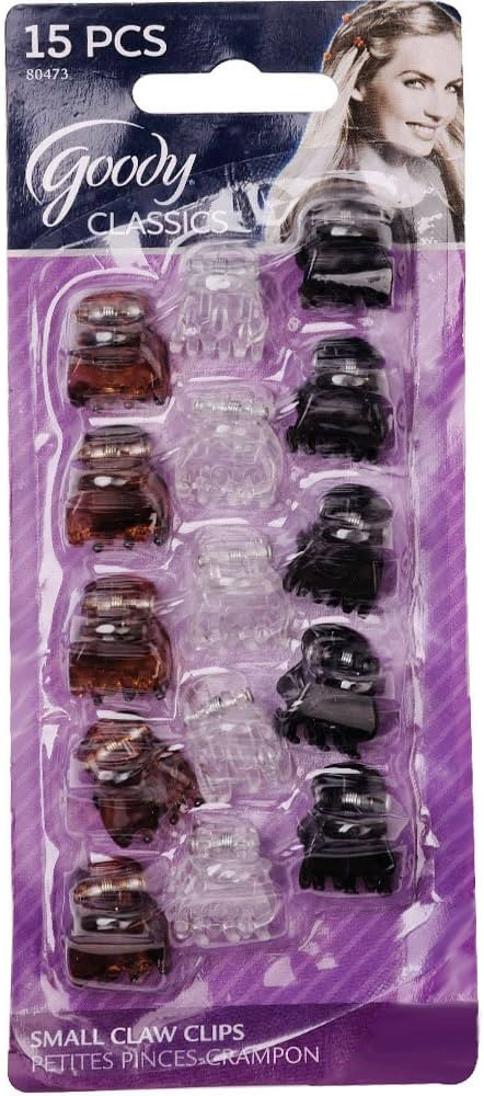 Goody WoMens Classics Mini Claw Clip, Micro, 15 Count | Amazon (US)