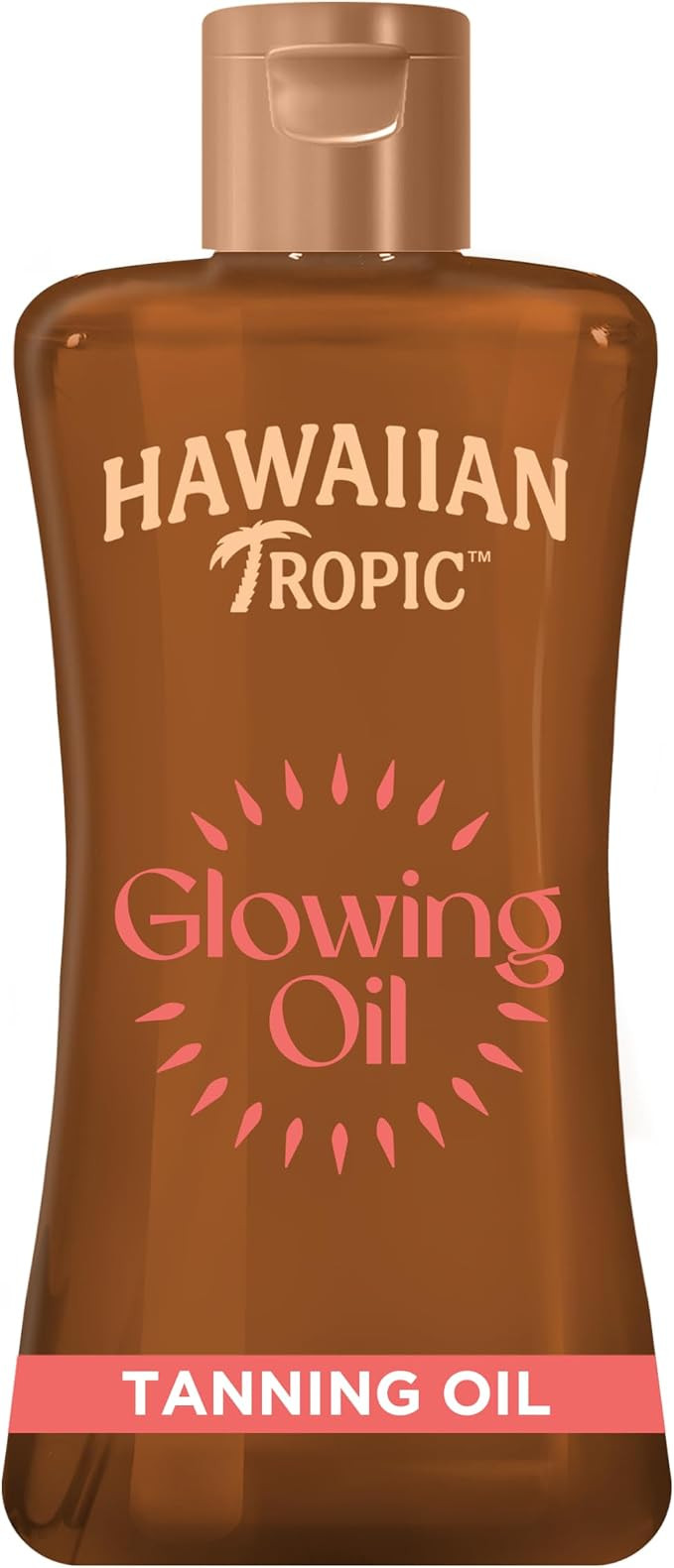 Hawaiian Tropic Glowing Tanning Oil, 200ml, Tropical Scent with Vitamin E, Vegan | Amazon (UK)