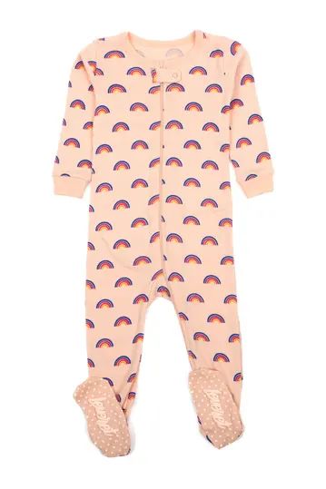 Rainbow Cotton Footed Pajamas | Nordstrom Rack