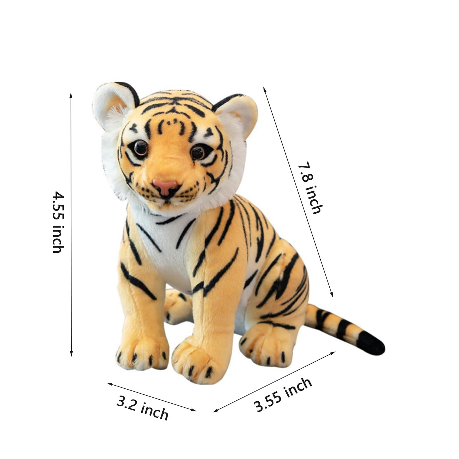 7.8 in, Yellow Tiger | Amazon (US)