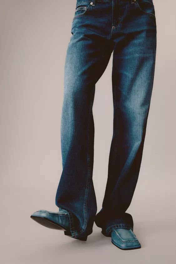 LIMITED EDITION DENIM LOAFERS | Zara US