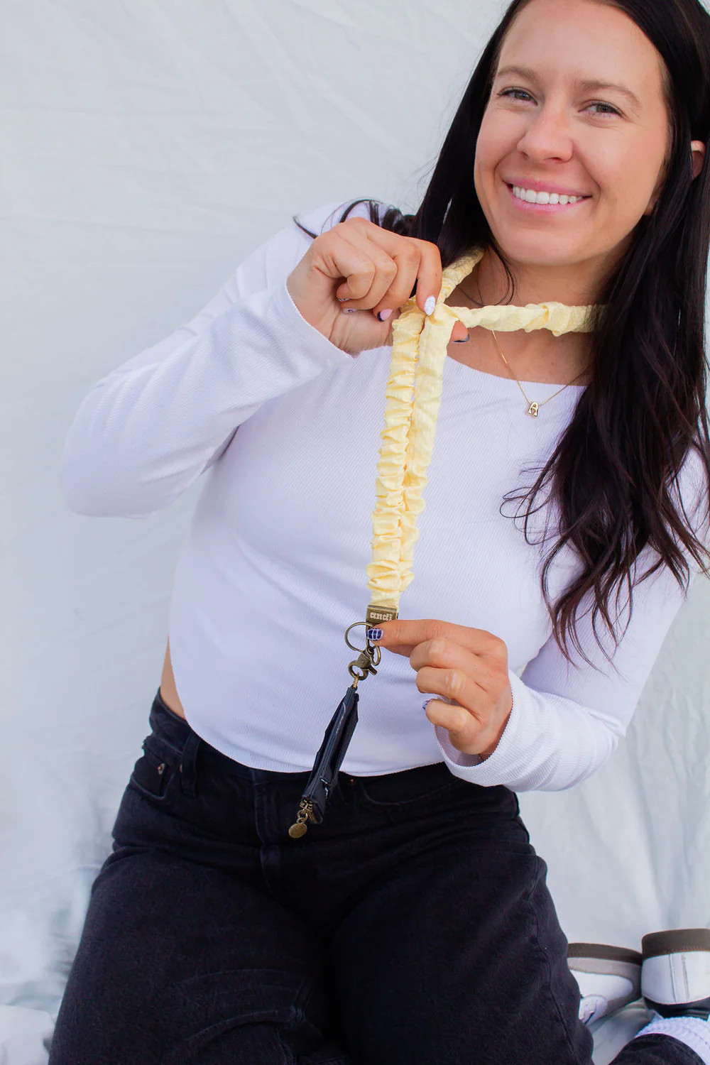 Andi x Katie Lynn Butter Yellow Lanyard | Shop Andi