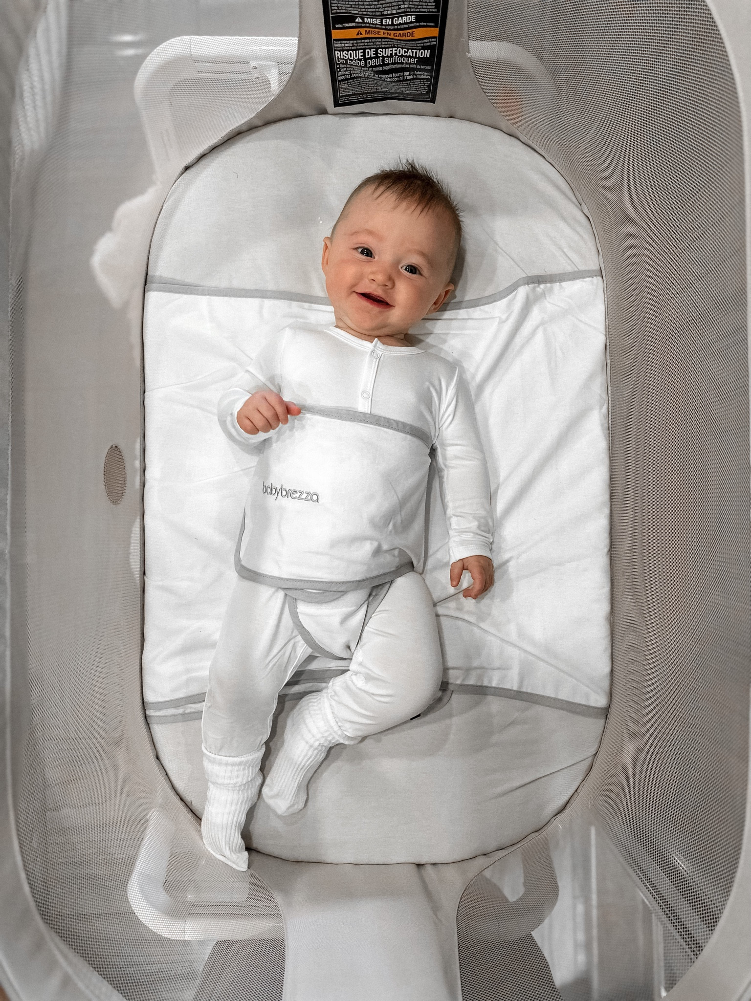 Adjustable Velcro strap that helps baby not roll over in crib or bassinet! Must have baby item! Bamboo soft pajamas and socks. Bassinet and sheets! 

#LTKkids #LTKbaby #LTKbump