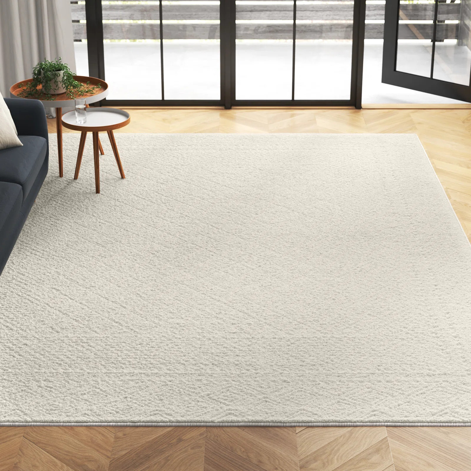 Calvo Ivory/Off-White Area Rug | Wayfair North America
