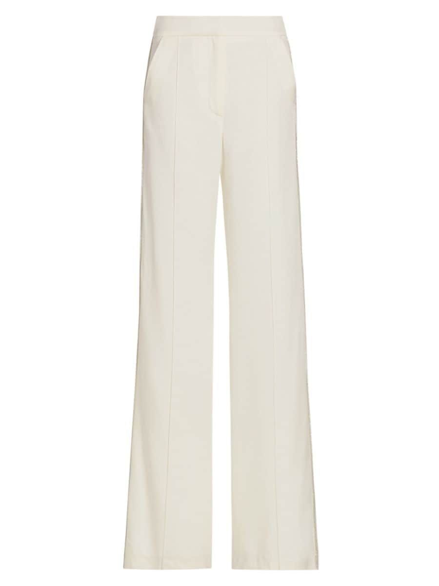 Millicent Crystal-Trim Trousers | Saks Fifth Avenue