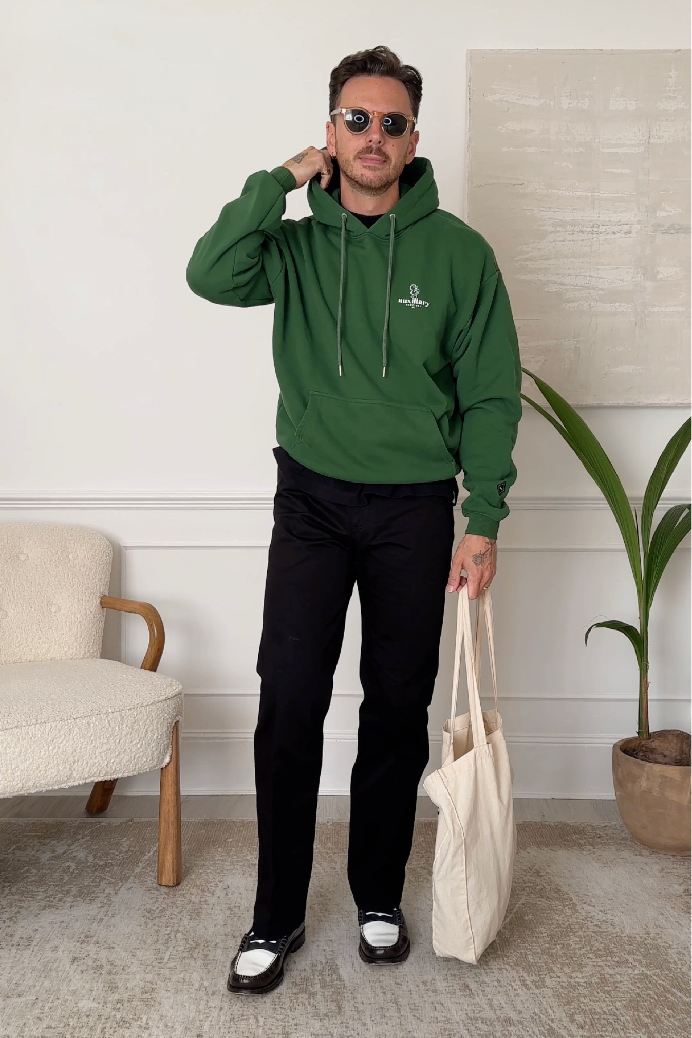 Mens fashion, men’s daily outfit inspiration, style inspo, outfit ideas, stylist picks, styled by a stylist, get ready with me, ootd, capsule collection, green hoodie, elevated basics, wardrobe must haves. 


#LTKSeasonal #LTKmens #LTKstyletip