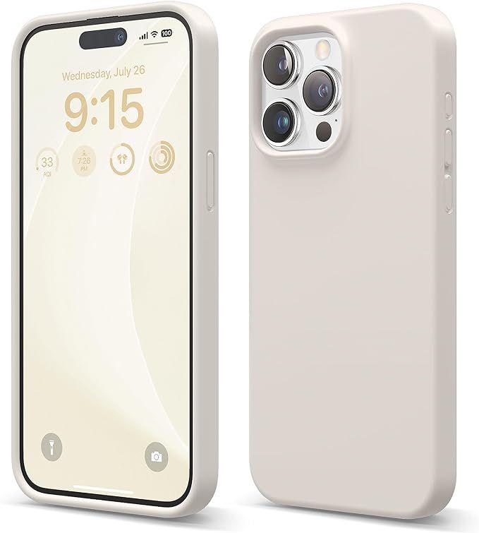 elago Compatible with iPhone 15 Pro Max Case, Liquid Silicone Case, Full Body Protective Cover, S... | Amazon (US)