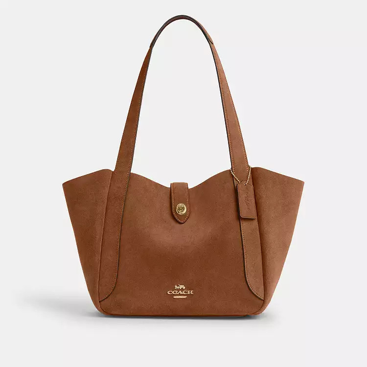 Hadley Turnlock Tote Bag | Coach Outlet US