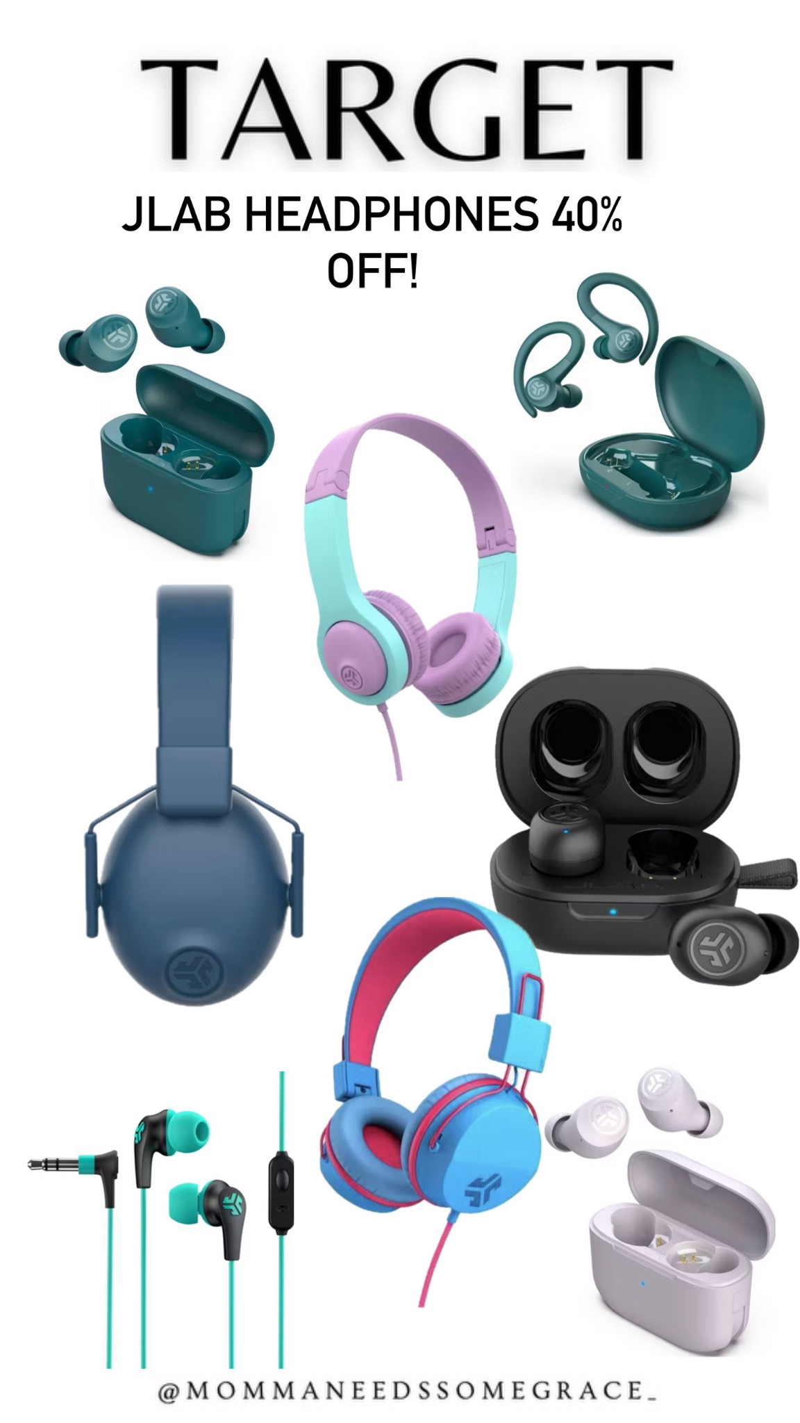 JLAB headphones 40% off at Target today only! (10/10)

#LTKFindsUnder100 #LTKSaleAlert #LTKGiftGuide