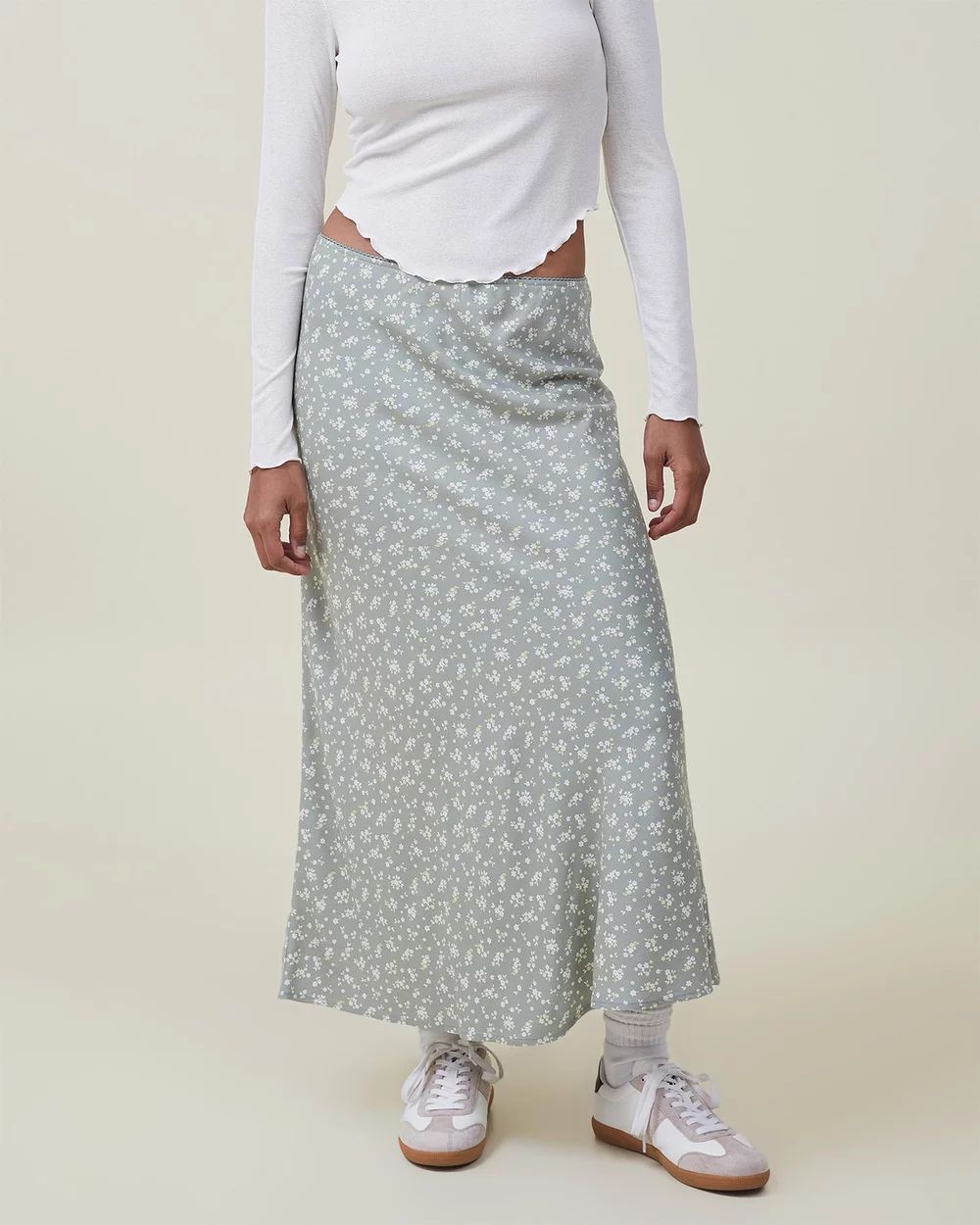 Picot Maxi Slip Skirt | THE ICONIC (AU & NZ)