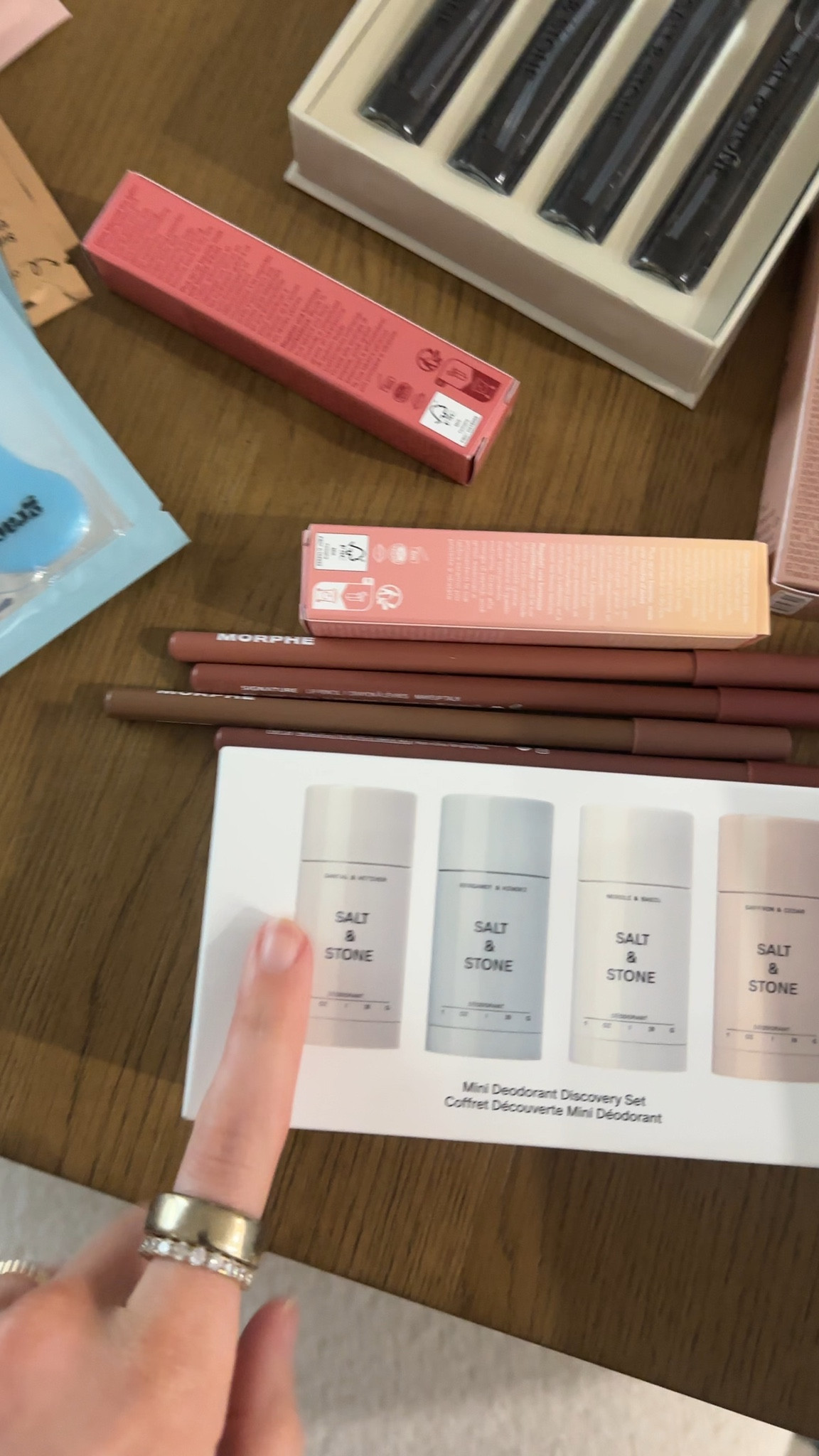 Bridesmaids proposal boxes! I’m so excited to finally share these and I had such a good time making them. I did custom embroidered Levi’s denim shirts, Morphe lip liner, olehenriksen pout preserve peptide lip treatment, salt and stone travel size of the deodorant perfume and body wash, and a mini FHI heat unbrush  @saltandstone 

#LTKselfcare #LTKWedding #LTKBeauty