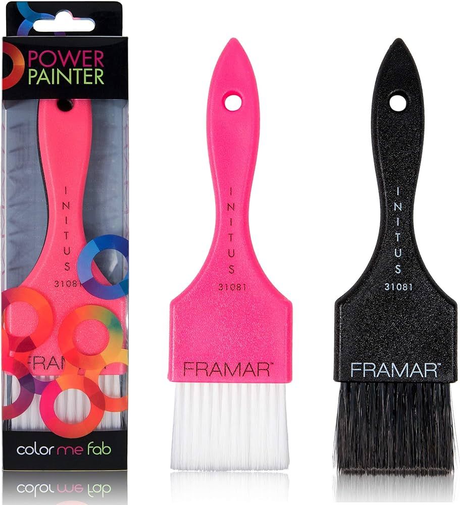 Framar Power Painter Hair Dye Brush - Hair Coloring Brush, Hair Dying Brush to Apply Hair Color, ... | Amazon (US)