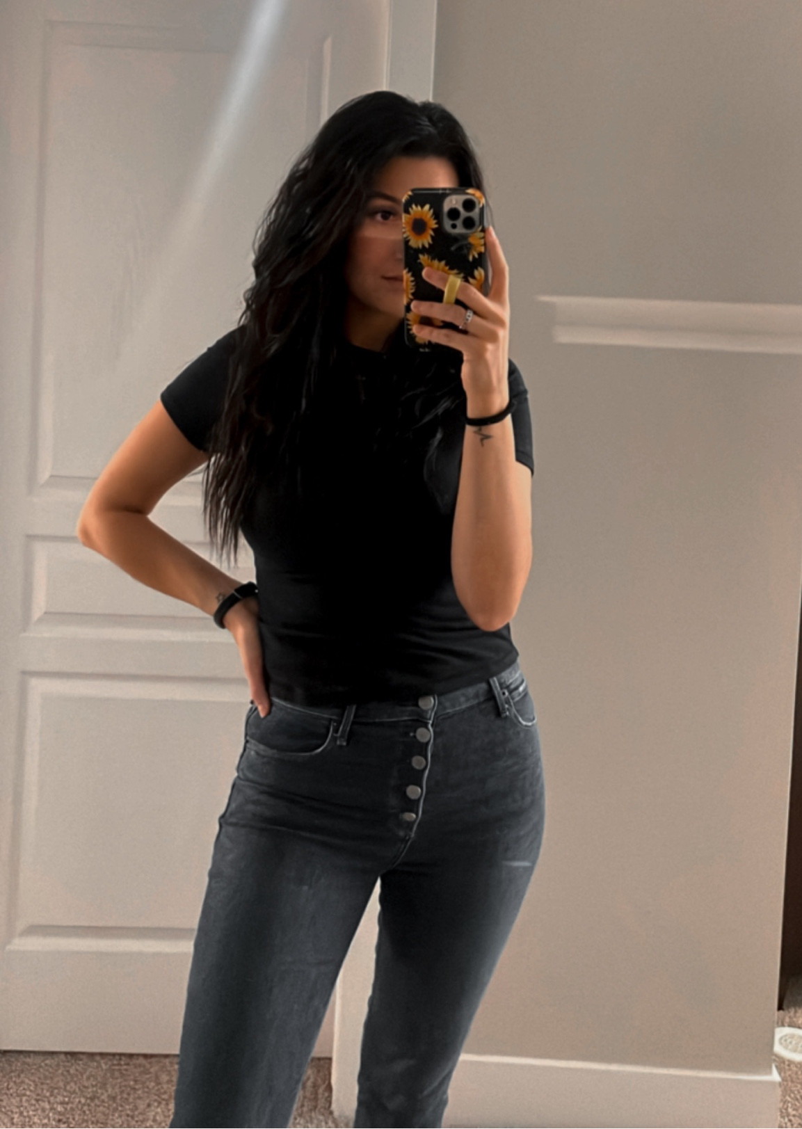 SKIMS Cotton Jersey T-shirt tee. Must have closet staple in Soot / Black

Abercrombie Jeans 

#LTKsalealert #LTKstyletip #LTKunder100