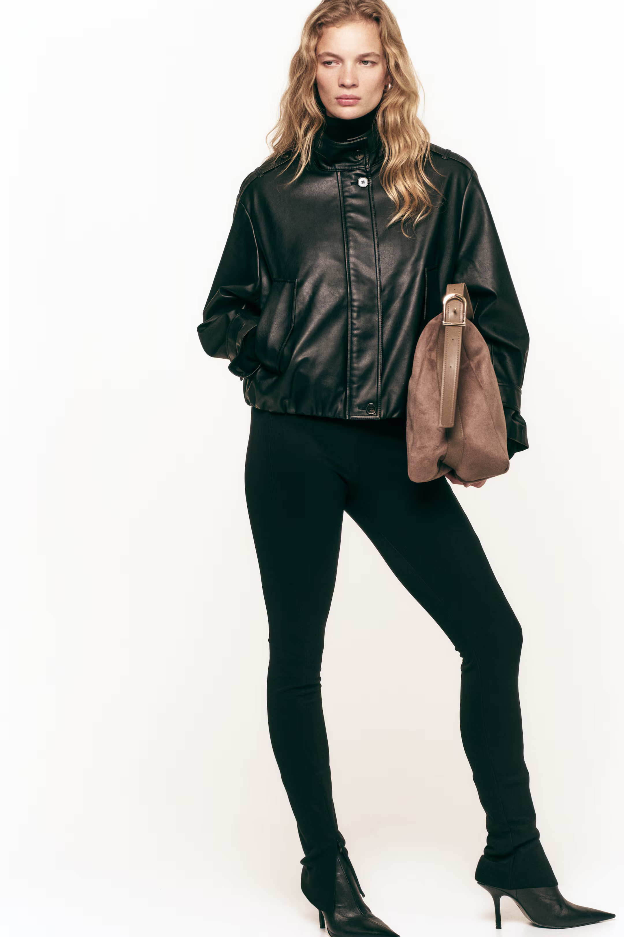 Zip-hem leggings | H&M (UK, MY, IN, SG, PH, TW, HK)
