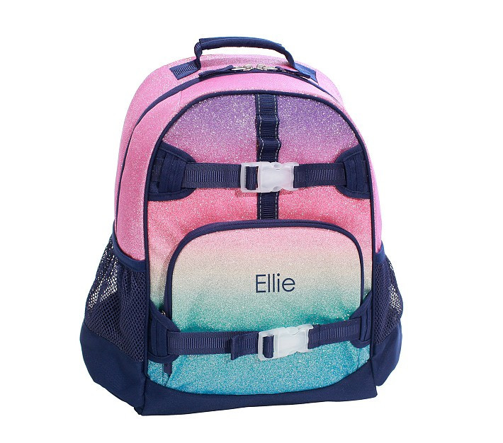 Mackenzie Rainbow Ombre Sparkle Glitter Backpacks | Pottery Barn Kids