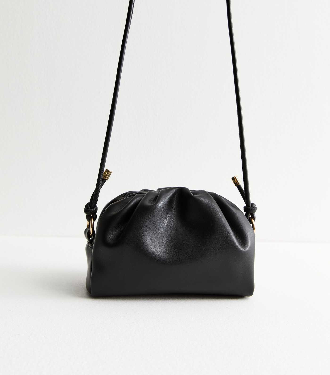 Black Faux Leather Crossbody Bag | New Look | New Look (UK)