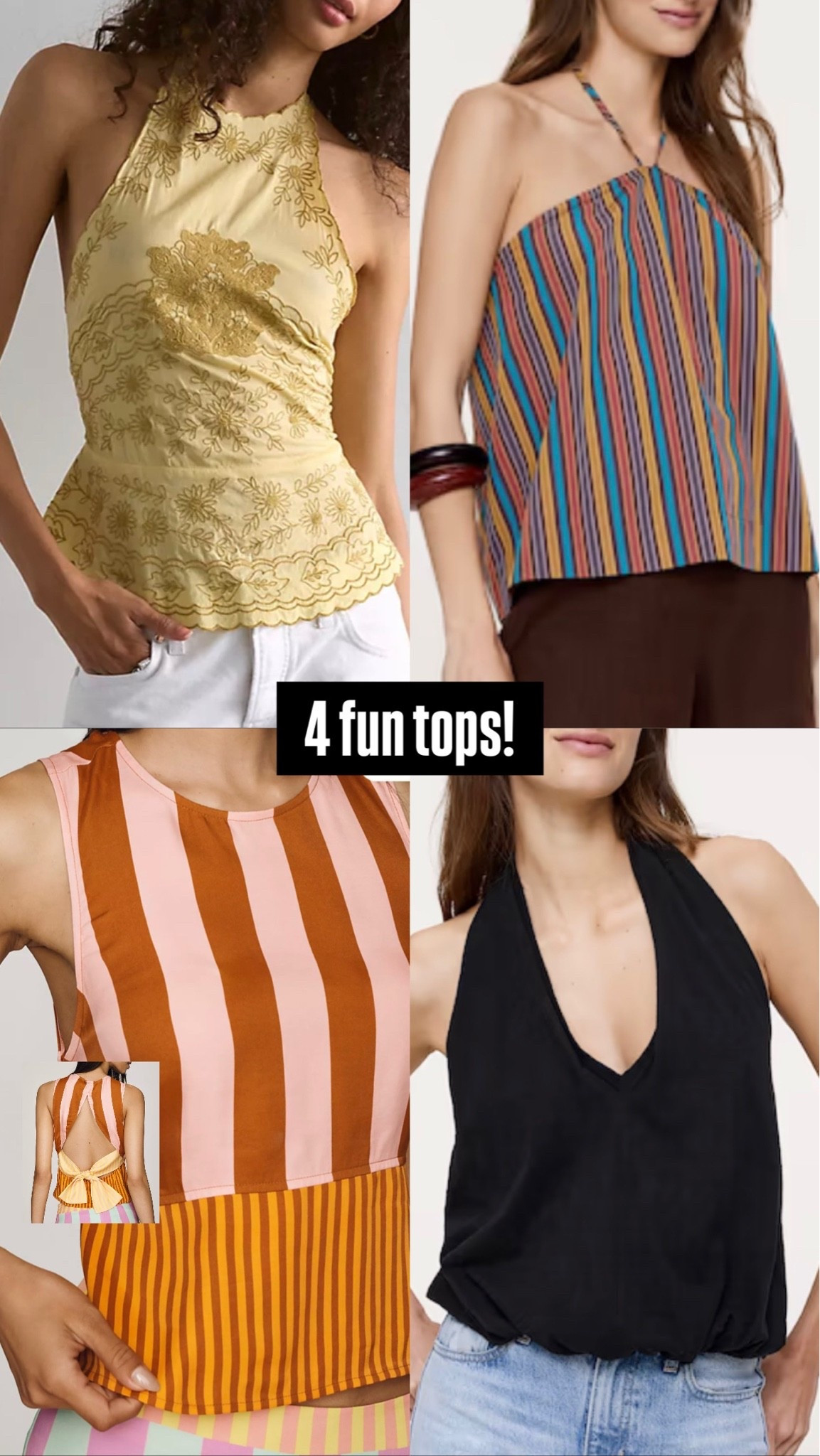 4 fun Summer tops. 
Cute statement pieces.

#LTKootd #LTKmomlife #LTKSeasonal