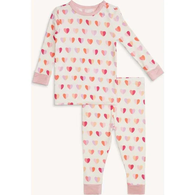 Magnetic Me | Pajama Set PINK XOXO (Multicolor, Size 4Y) | Maisonette | Maisonette