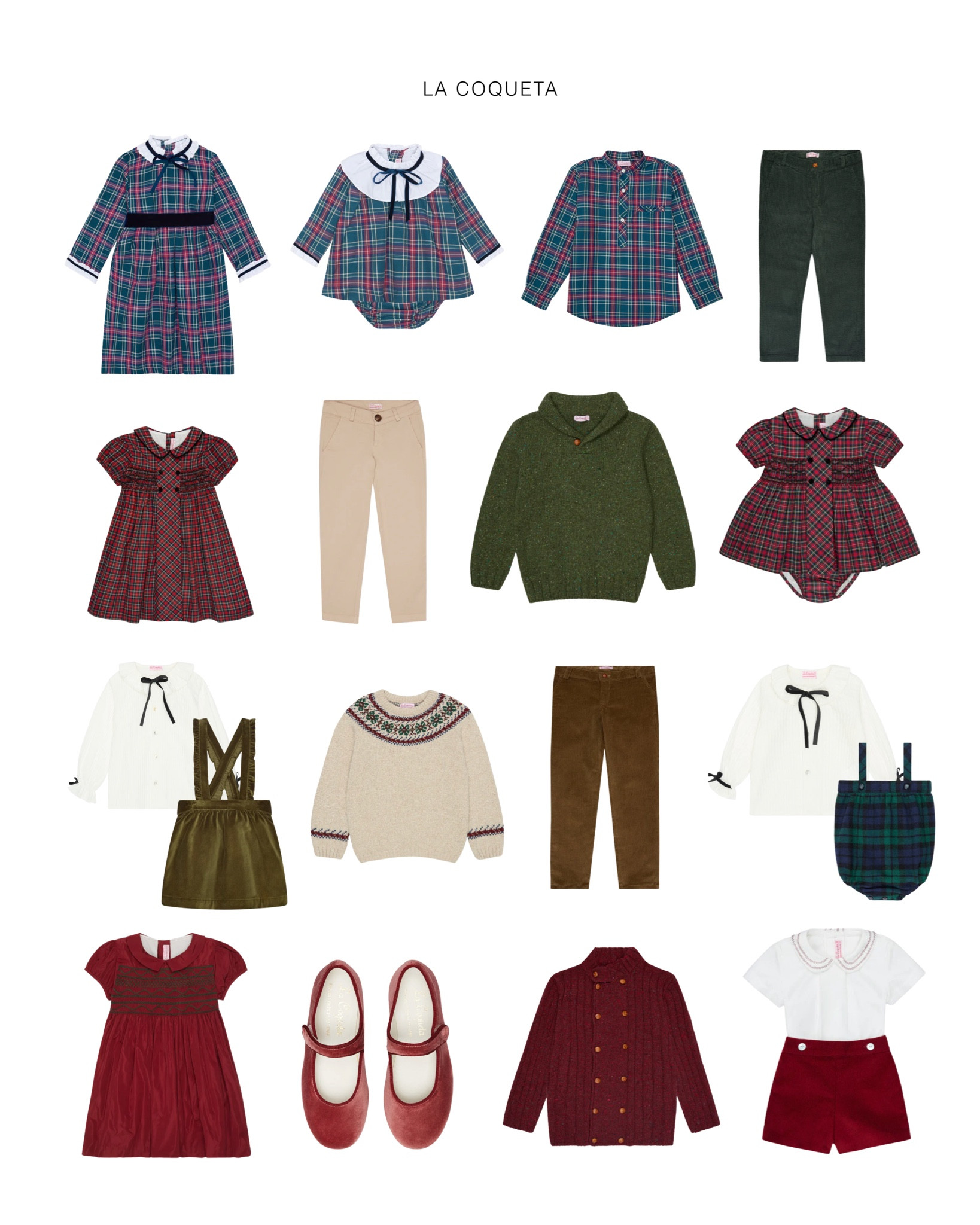 Believe it or not the Magical Santa Experience is right around the corner, I know it takes time to scour the internet and shopping malls searching for the perfect outfit for your little one(s) to meet Santa in… Let us take that stress off your plate, we’ve curated an entire style guide with outfits for the whole family. Check out some of our favorites from La Coqueta (sizes ranging from 3M to 10 years) 

#LTKFamily #LTKSeasonal