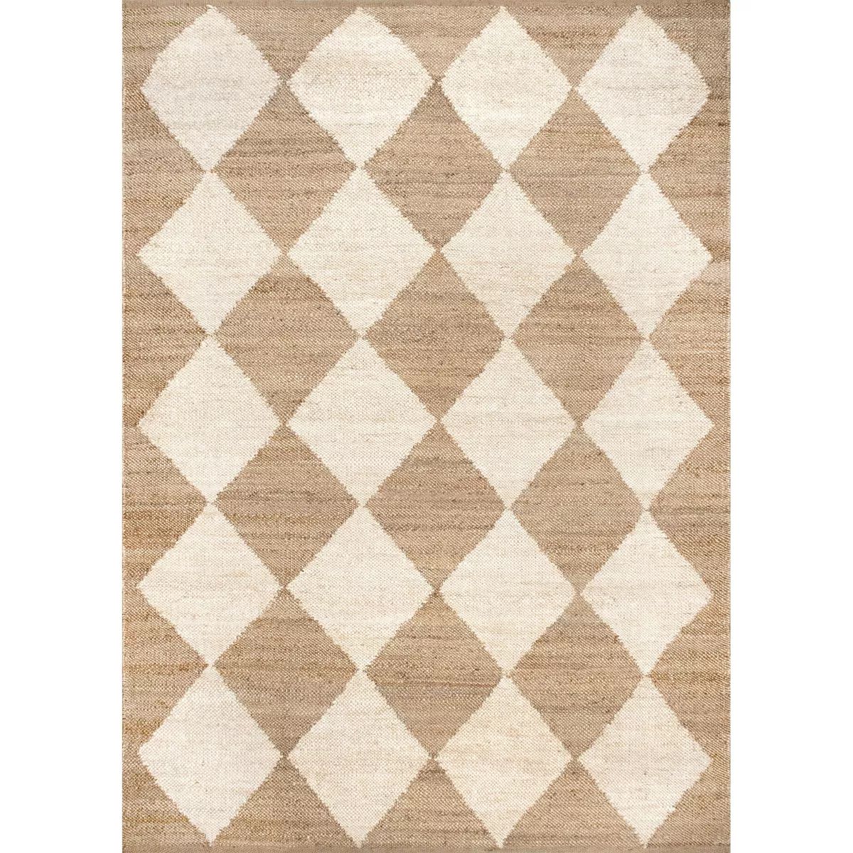 Arvin Olano x Rugs USA - Louie Diamond Checkerboard Jute Area Rug | Target