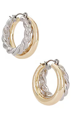 8 Other Reasons Spiral Huggie in Silver from Revolve.com | Revolve Clothing (Global)