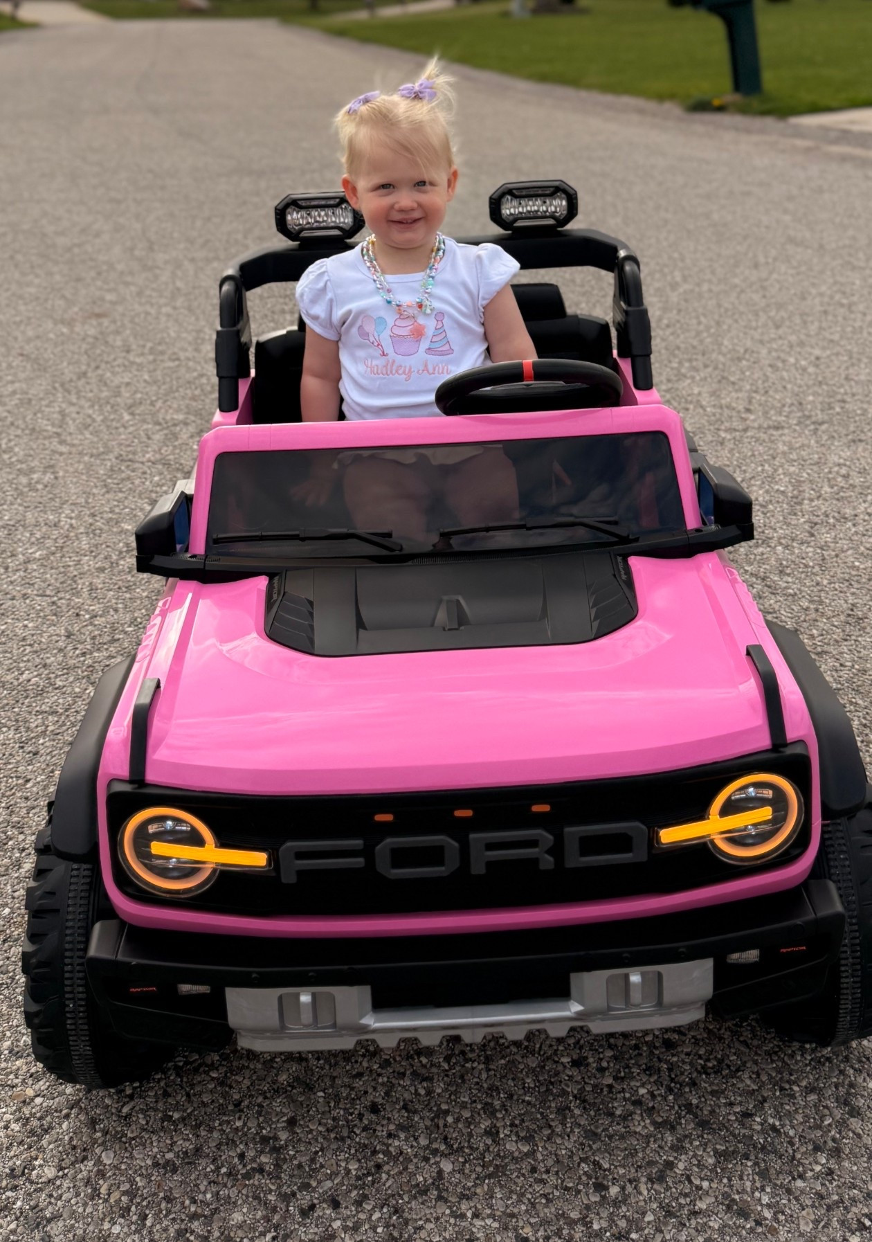 Our ride on vehicle is on MAJOR sale (half off) for Black Friday and going fast!! I love that there is an option for your toddler to drive it and also a remote control for you! Check it out below 🩷 

#walmart #blackfridaysale #toddlerchristmasgift #barbiejeep #threeyearoldchristmasgift #toddlerchristmas #toddlergift #toddlergiftguide #kidschristmasgifts

#LTKKids #LTKGiftGuide #LTKHoliday