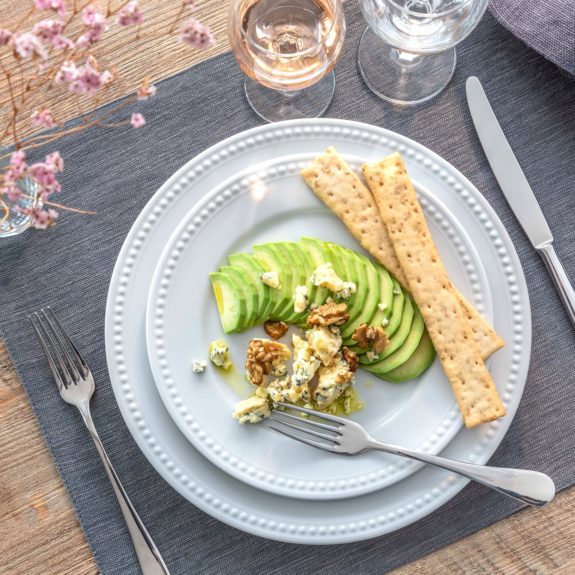 Better Homes & Gardens Sophia Beaded Salad Plate | Walmart (US)