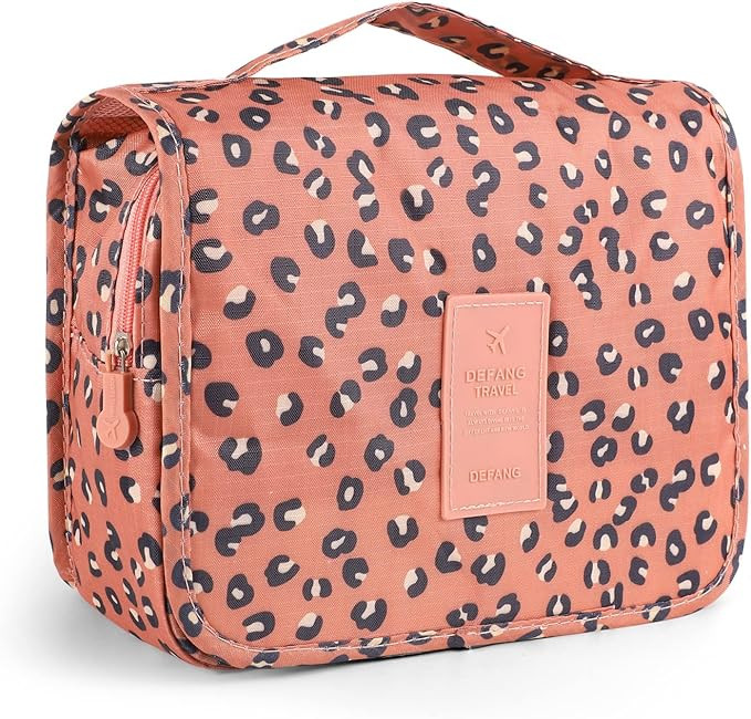 Pengxiaomei Toiletry Bag, Waterproof Hanging Cosmetic Bag Portable Travel Makeup Pouch Multi-func... | Amazon (US)