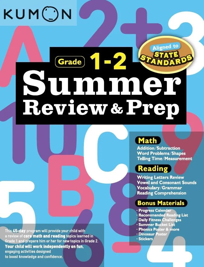 Kumon Summer Review & Prep 1-2 | Barnes & Noble