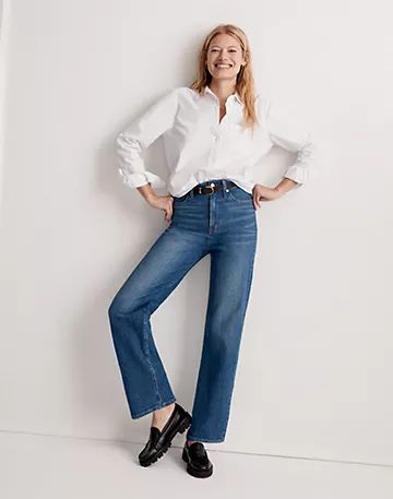 The Perfect Vintage Wide-Leg Jean in Leifland Wash | Madewell