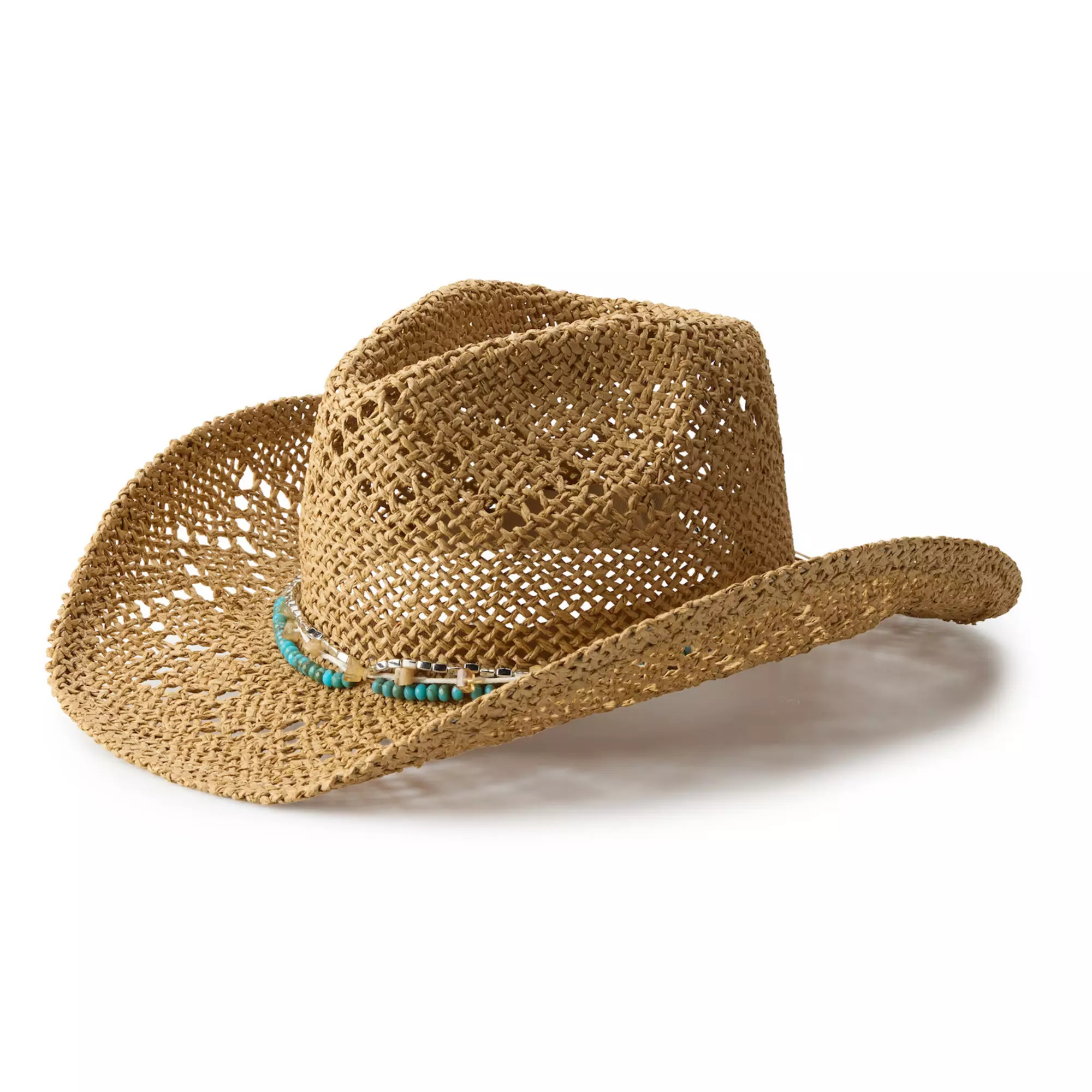 Women's Sonoma Goods For Life\u00ae Bead Trim Cowboy Hat | Kohl's