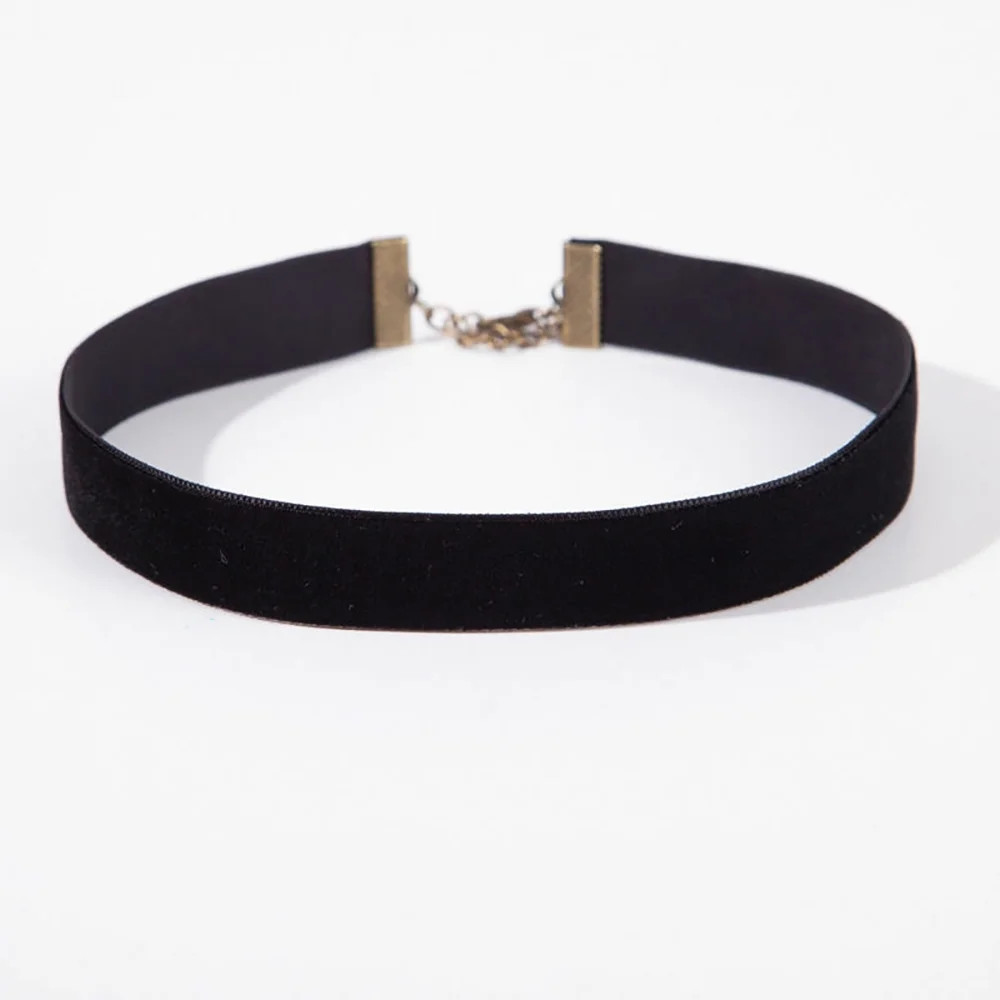 Women Choker Black Velvet Collar, Adjustable Length Velvet Classic Gothic Lace Choker Necklaces F... | Walmart (US)